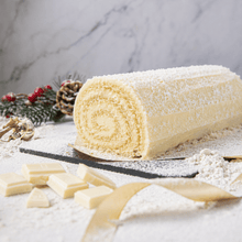 White Chocolate & Coconut Yule Log - Jack and Beyond