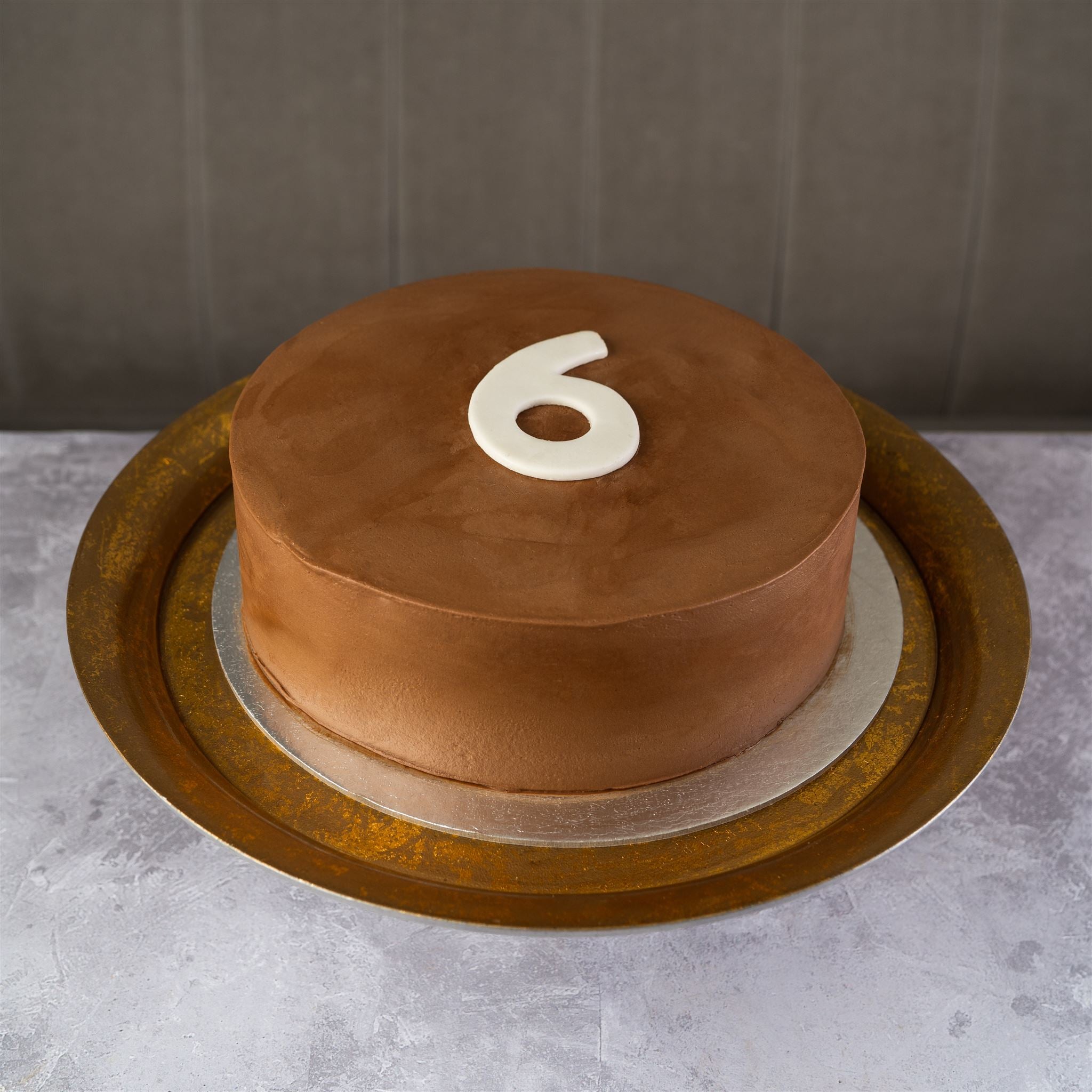 Number 6 Birthday Cake