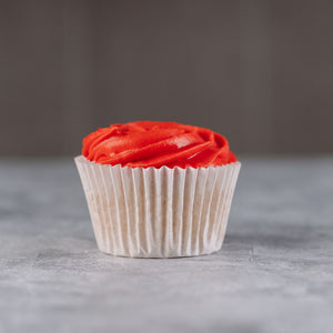 Red Frosting Vanilla Cupcakes