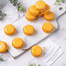 Apricot Macarons Box of 12 - Jack and Beyond
