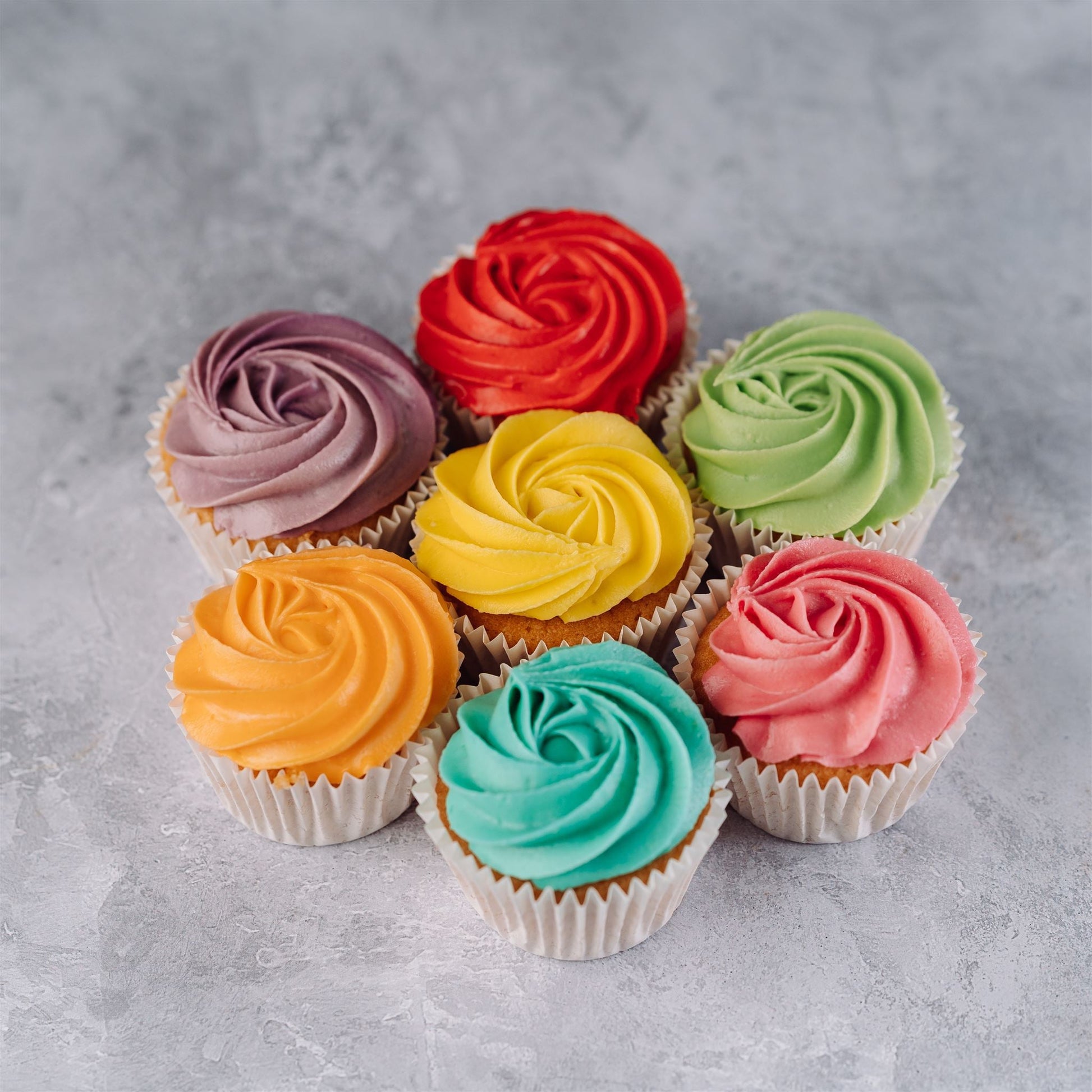 Blue Frosting Vanilla Cupcakes - Jack and Beyond