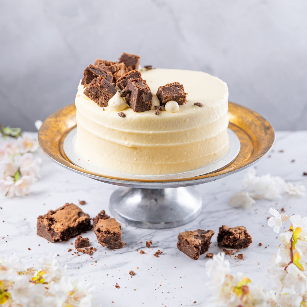 Chocolate Brownie Birthday Cake - Jack and Beyond