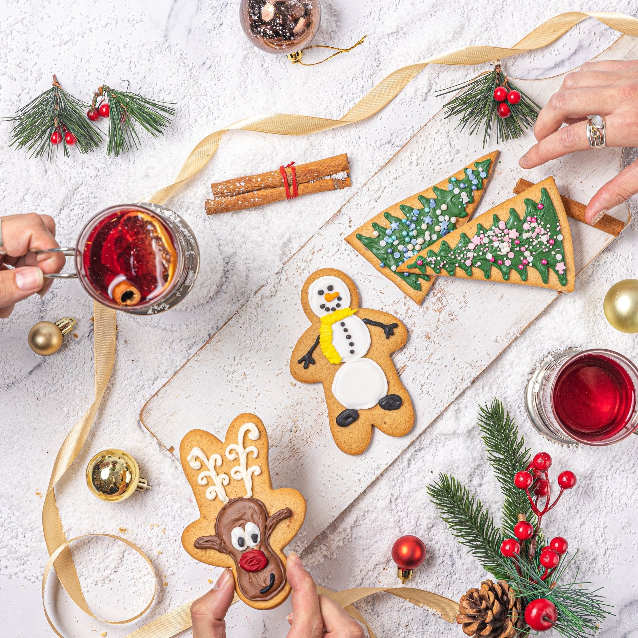 Christmas Gingerbread Cookies Set of 4 - Jack and Beyond