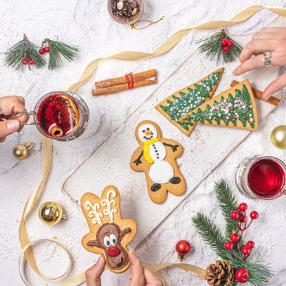 Christmas Gingerbread Cookies Set of 4 - Jack and Beyond