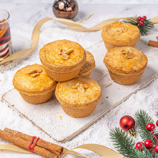 Deep Filled Peanut Butter & Chocolate Pies