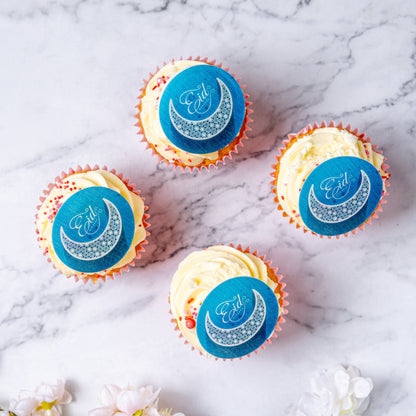 Eid Mubarak Cupcakes - Blue - Jack and Beyond