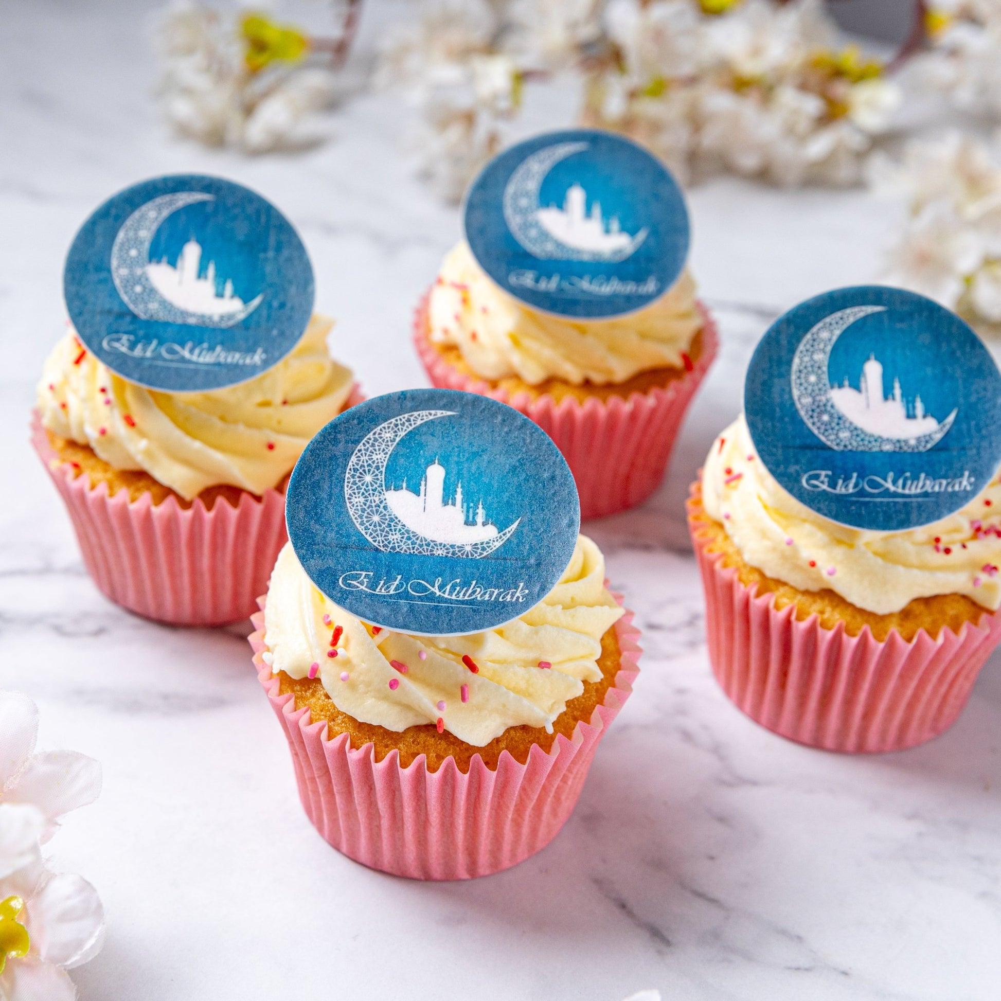 Eid Mubarak Cupcakes - Mosque - Jack and Beyond