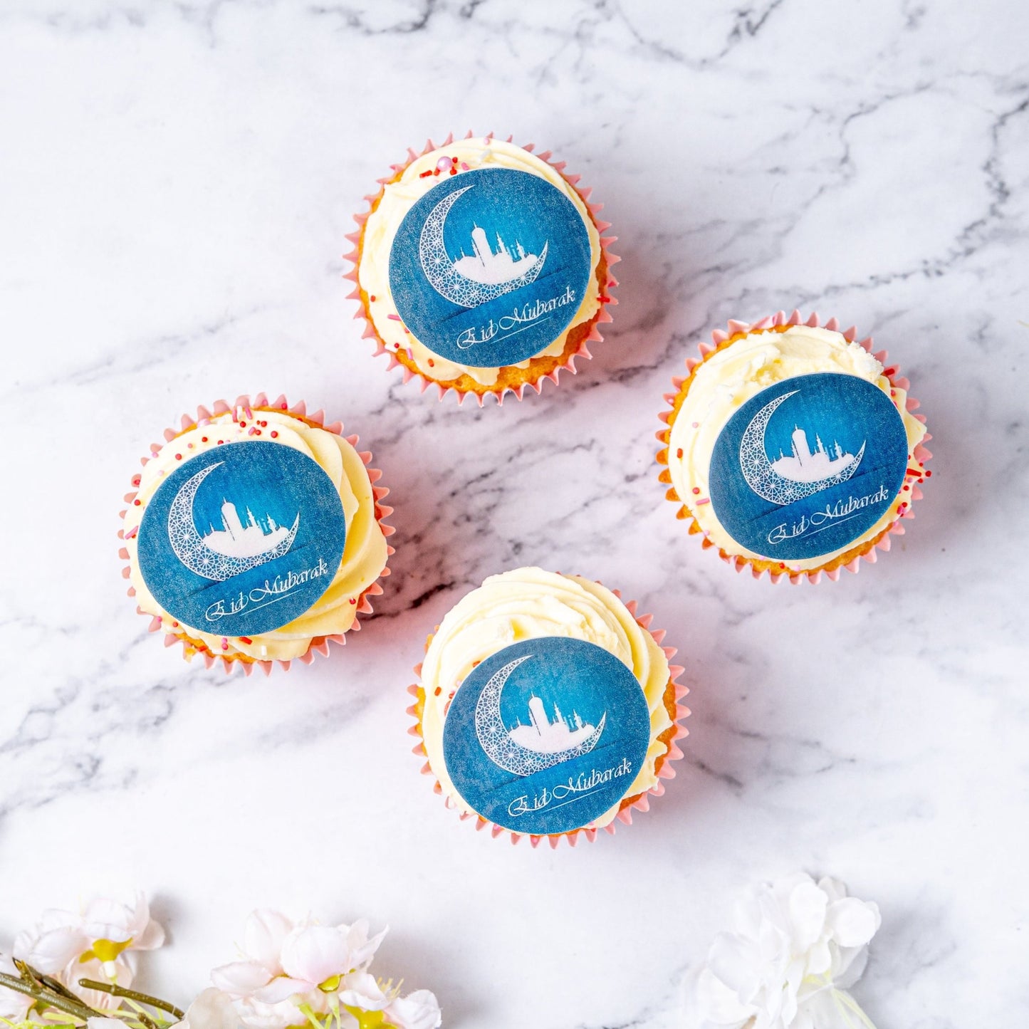 Eid Mubarak Cupcakes - Mosque - Jack and Beyond