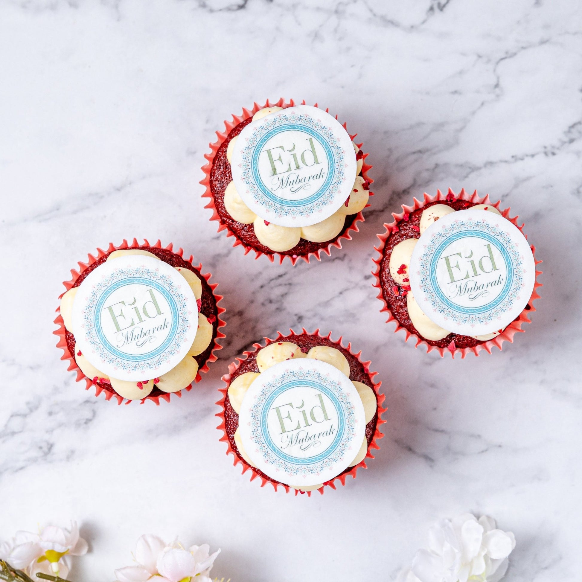 Eid Mubarak Cupcakes - White - Jack and Beyond