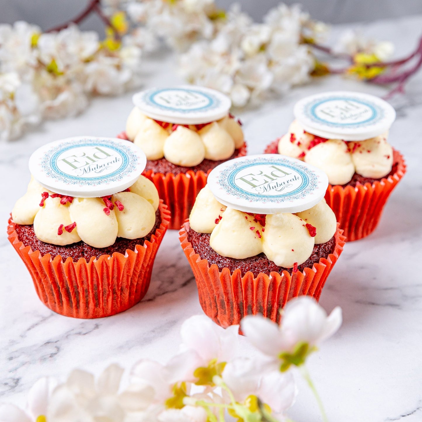 Eid Mubarak Cupcakes - White - Jack and Beyond