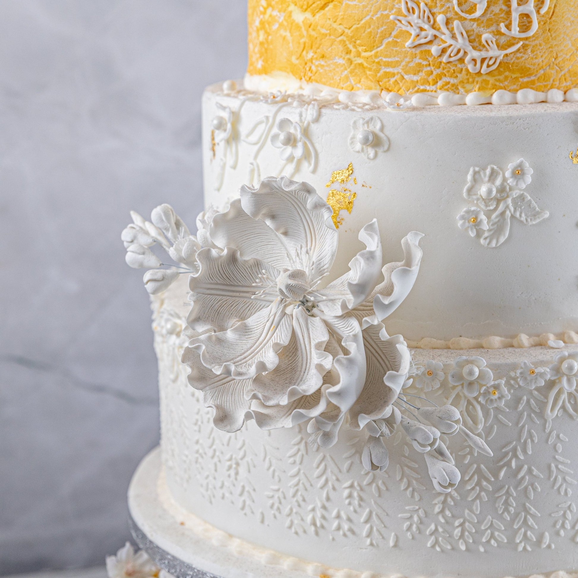 Floral Dream Wedding Cake - Jack and Beyond