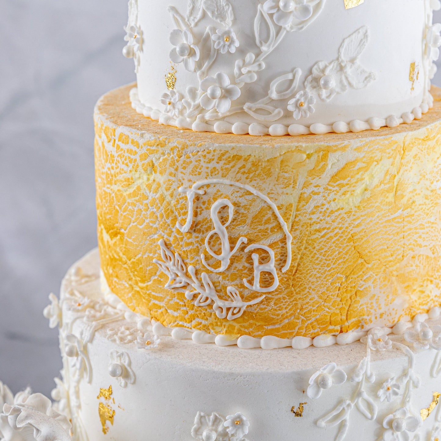 Floral Dream Wedding Cake - Jack and Beyond