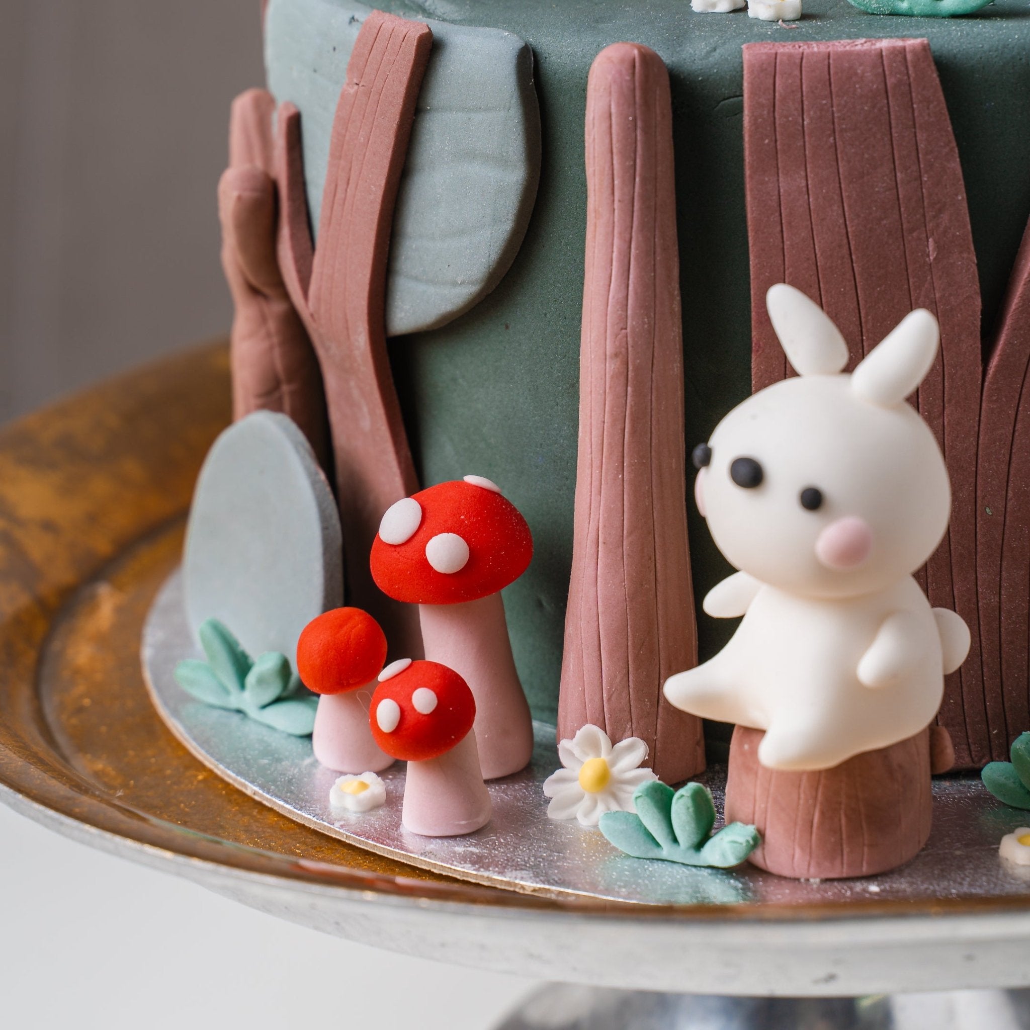 Forest Animal Party Cake - Jack and Beyond