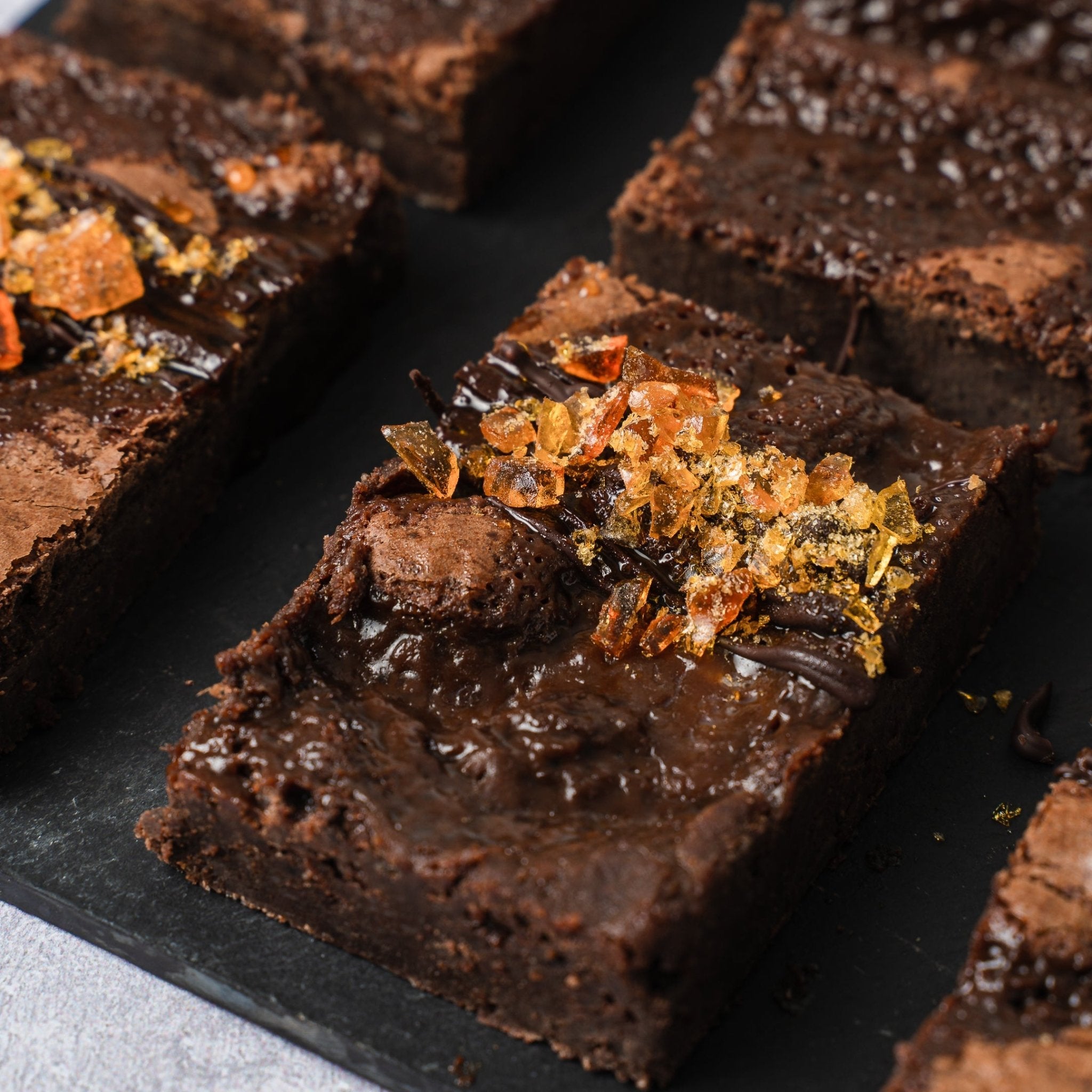 Free from Gluten Salted Caramel Brownie Box of 8 - Jack and Beyond