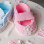 Gender Reveal Baby Shower Cake - Jack and Beyond