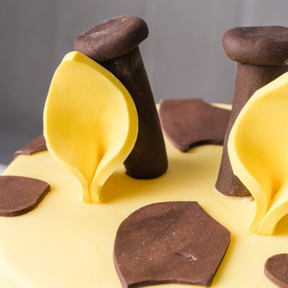 Gentle Giraffe Celebration Cake - Jack and Beyond