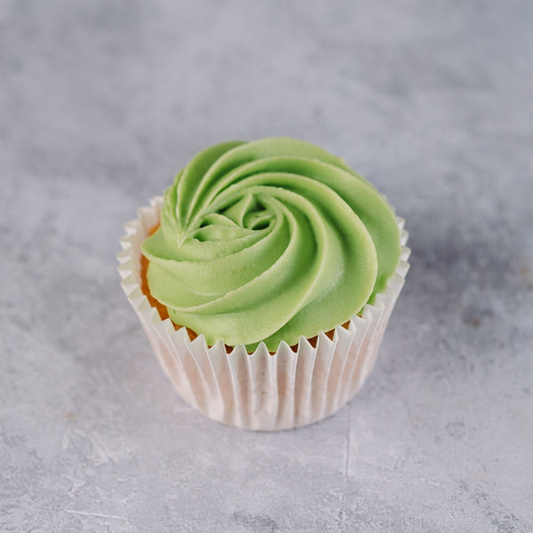 Green Frosting Vanilla Cupcakes - Jack and Beyond