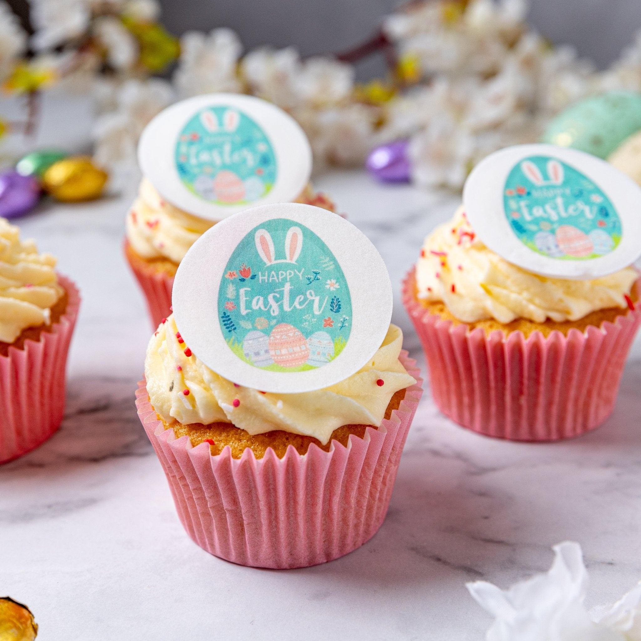 Happy Easter Cupcakes - Easter Egg - Jack and Beyond
