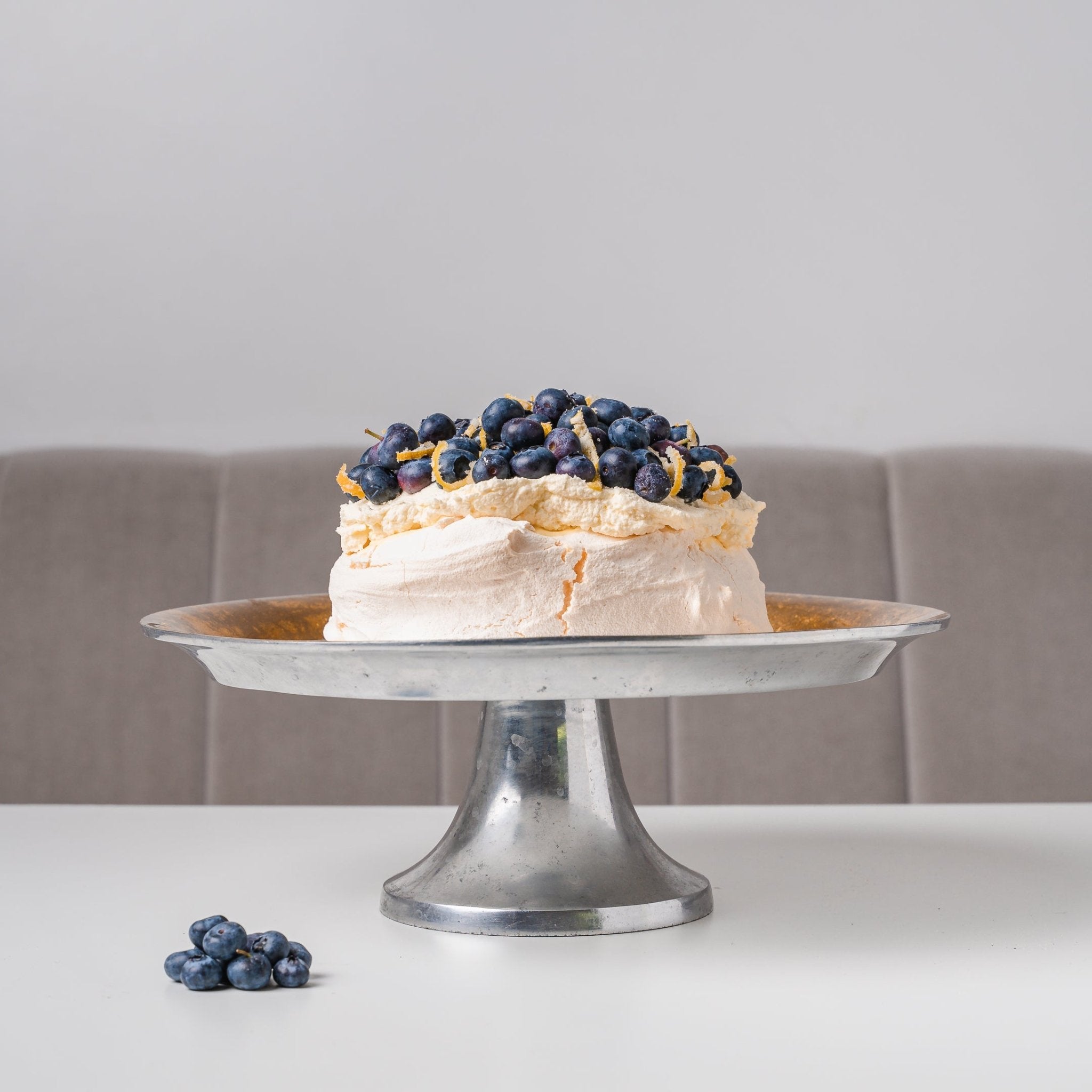 Lemon & Blueberry Pavlova Cake - Jack and Beyond