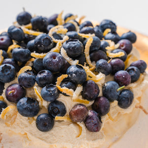 Lemon & Blueberry Pavlova Cake - Jack and Beyond