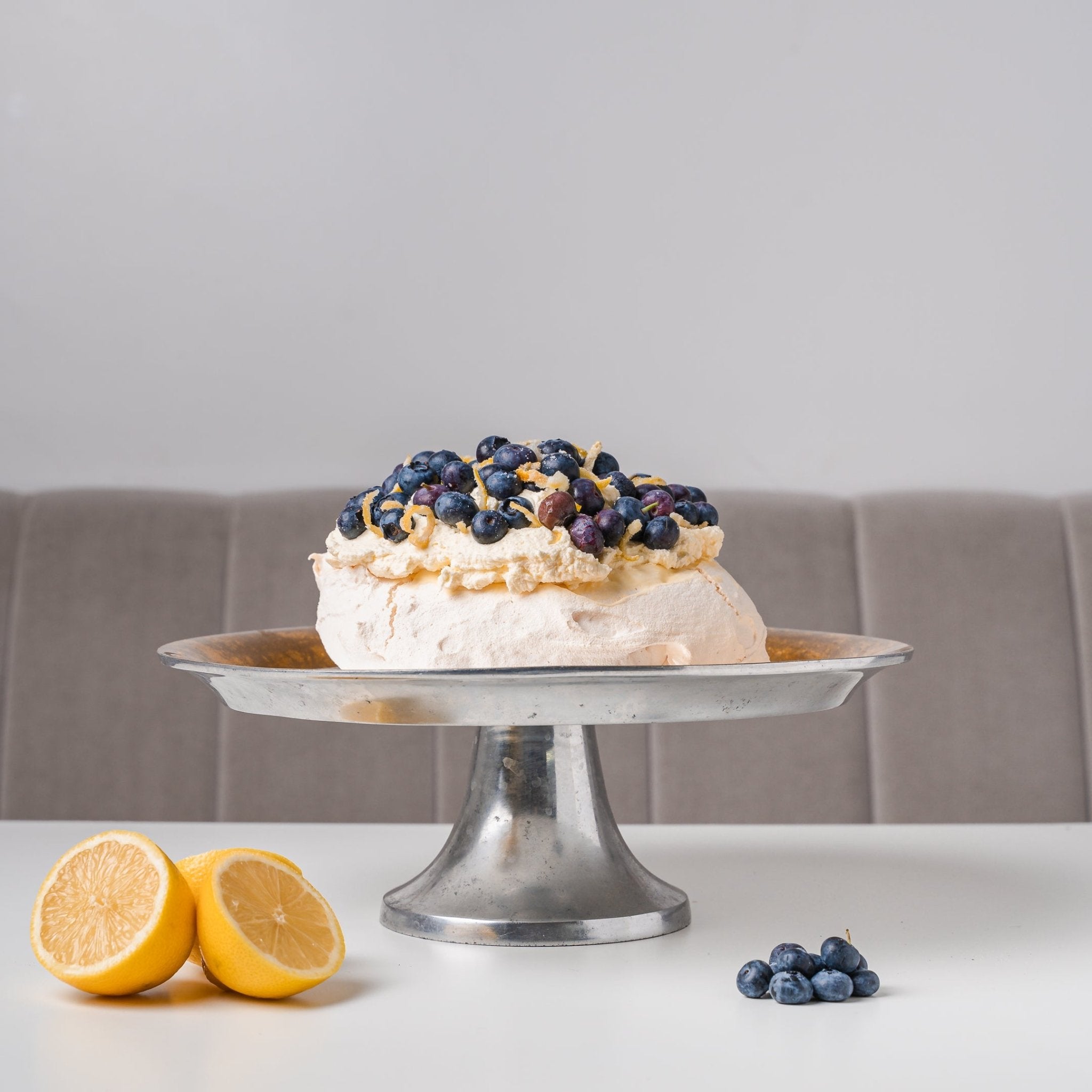 Lemon & Blueberry Pavlova Cake - Jack and Beyond