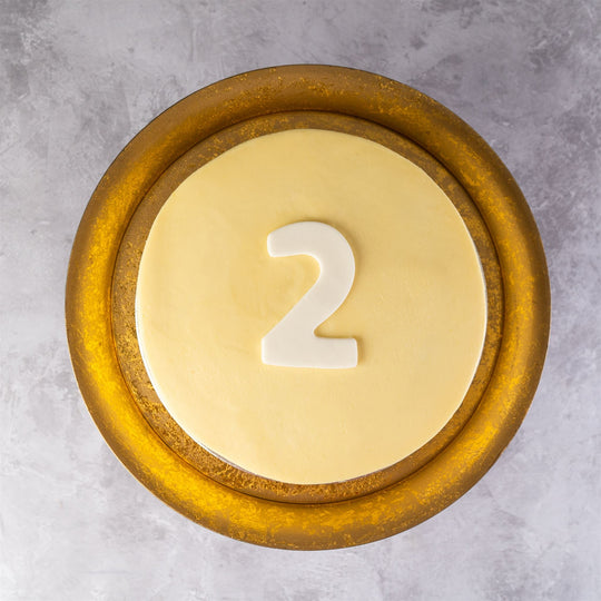 Number 2 Birthday Cake