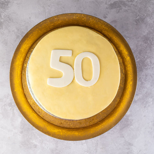 Number 50 Birthday Cake