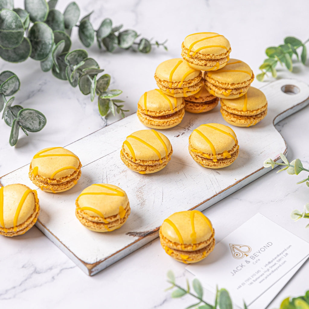 Passion Fruit Macarons Box of 12 - Jack and Beyond