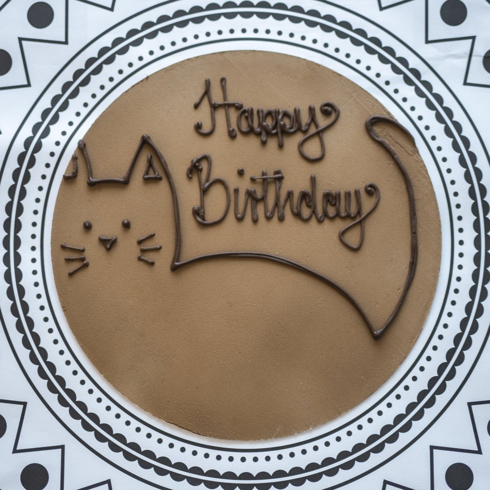 Personalised Chocolate Cake (Free from Gluten) - Jack and Beyond