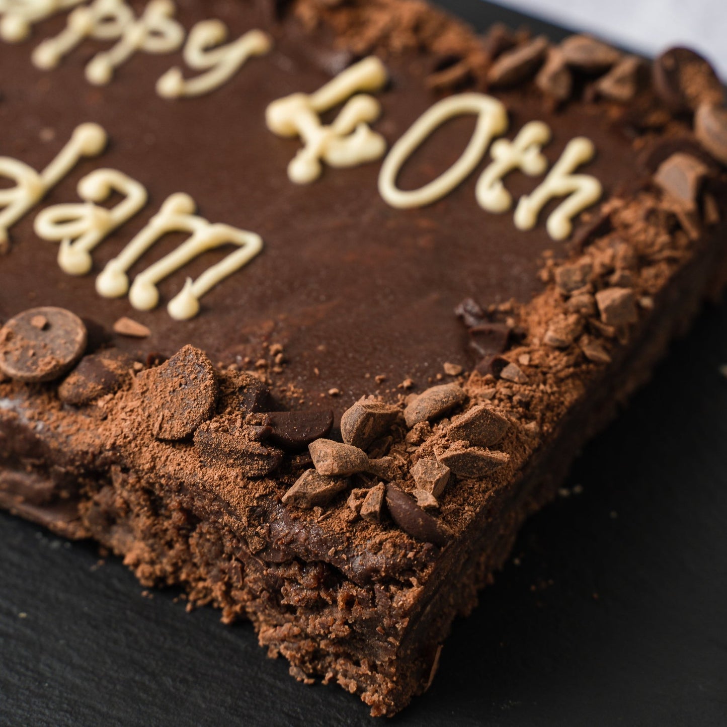 Personalised Chocolate Chip Brownie Slab - Jack and Beyond