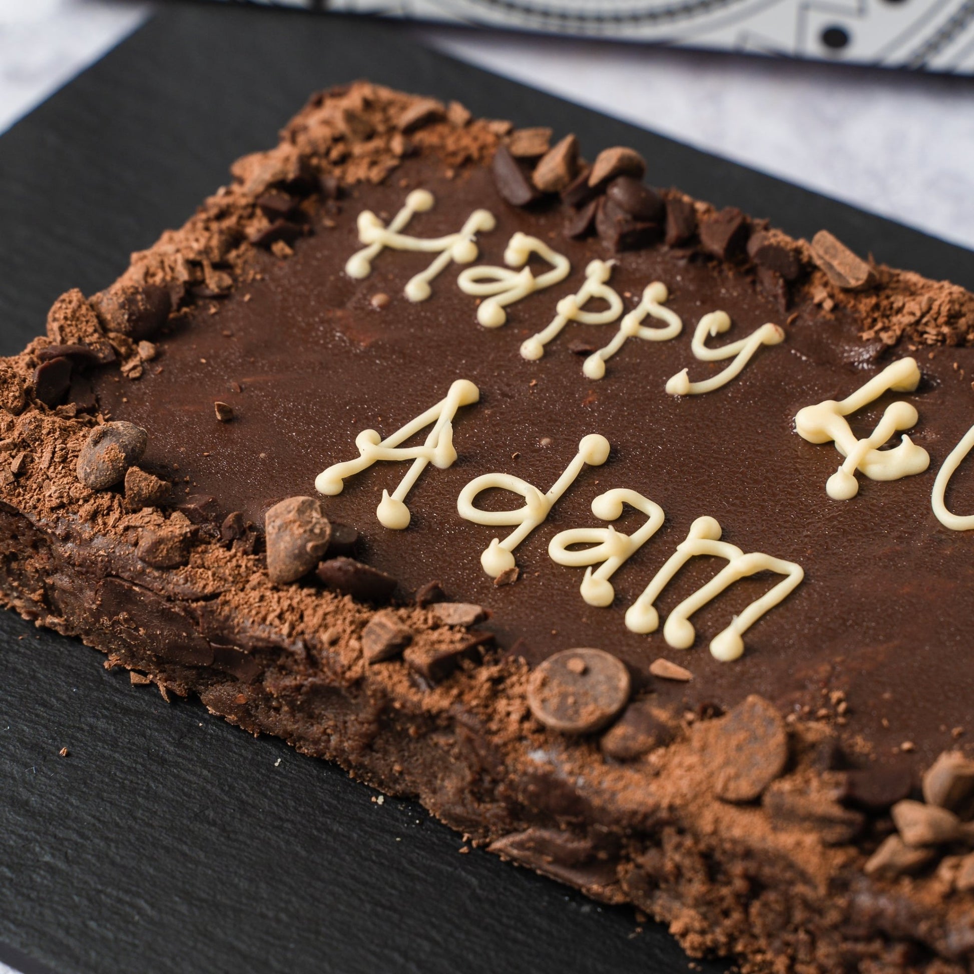 Personalised Chocolate Chip Brownie Slab - Jack and Beyond