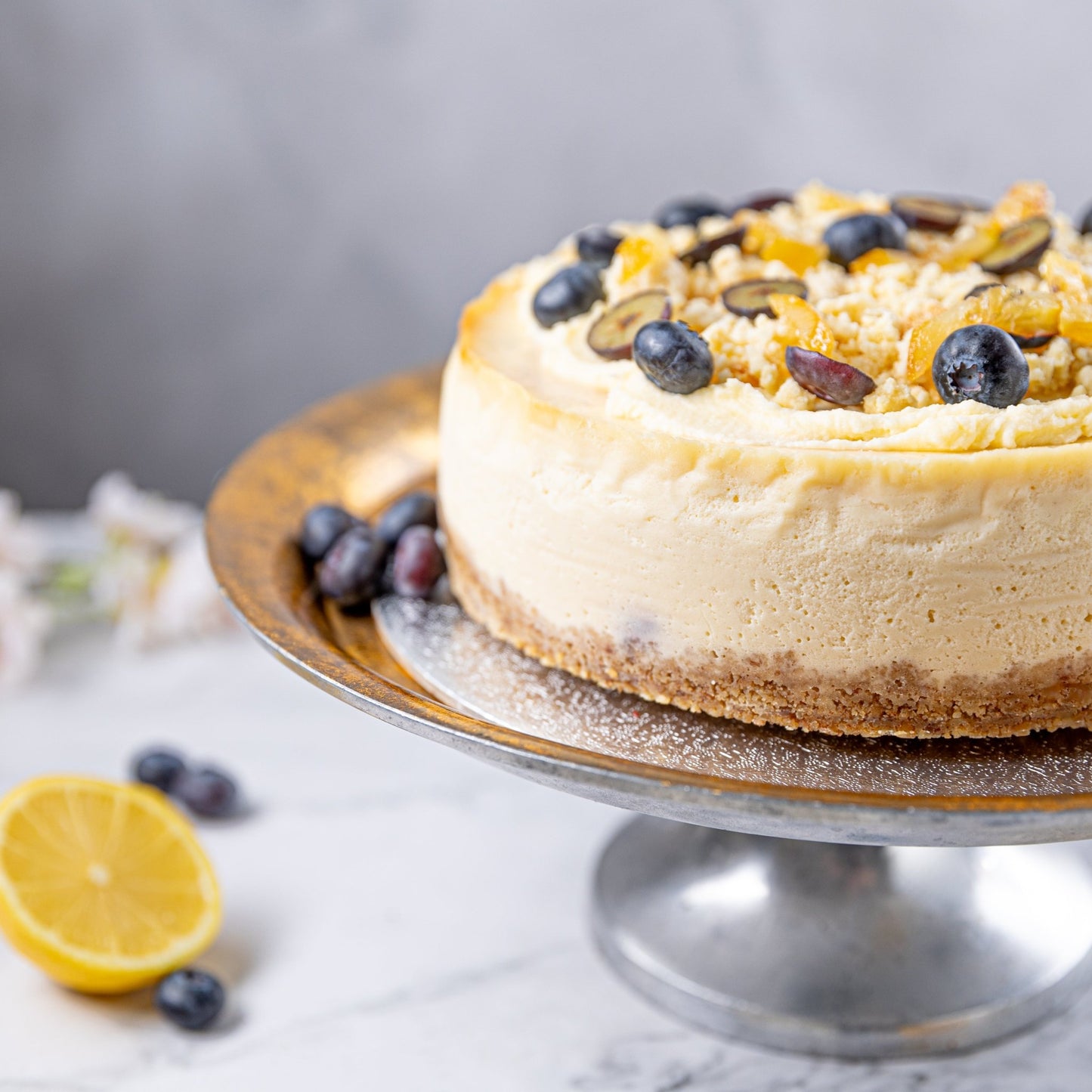 Personalised Lemon & Blueberry Cheesecake - Jack and Beyond