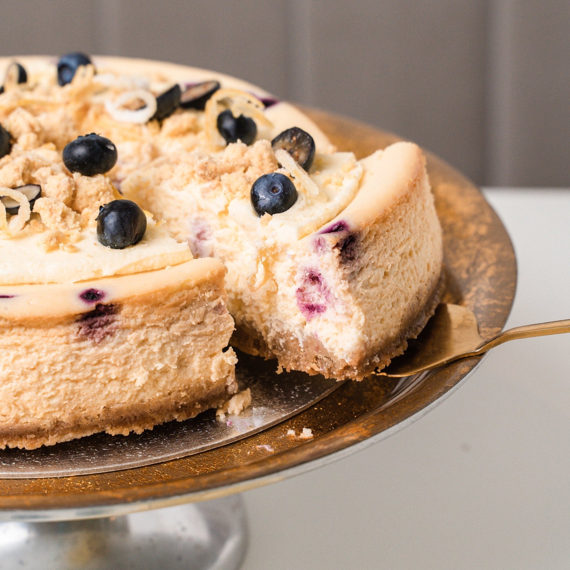 Personalised Lemon & Blueberry Cheesecake - Jack and Beyond