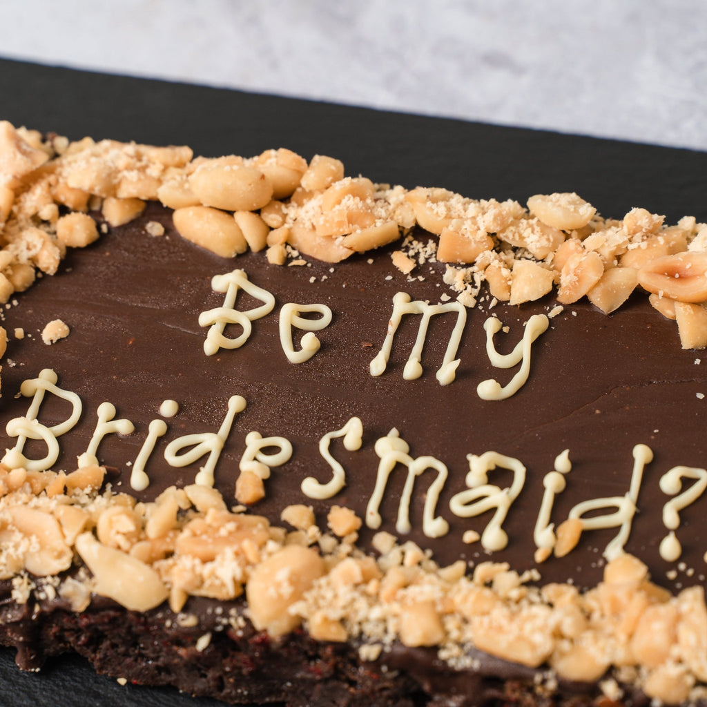 Personalised Peanut Butter Brownie Slab - Jack and Beyond