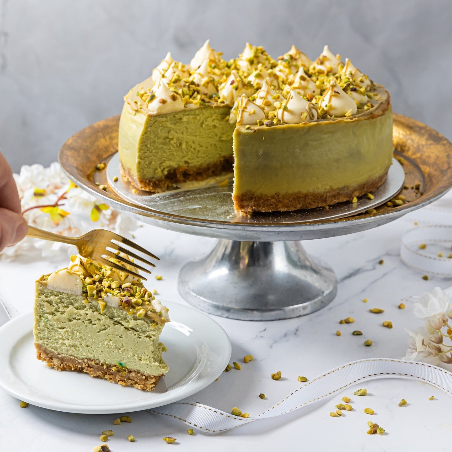 Personalised Pistachio Cheesecake - Jack and Beyond