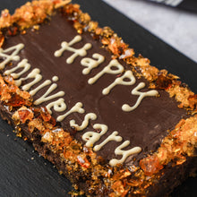 Personalised Salted Caramel Brownie Slab (Free from Gluten) - Jack and Beyond