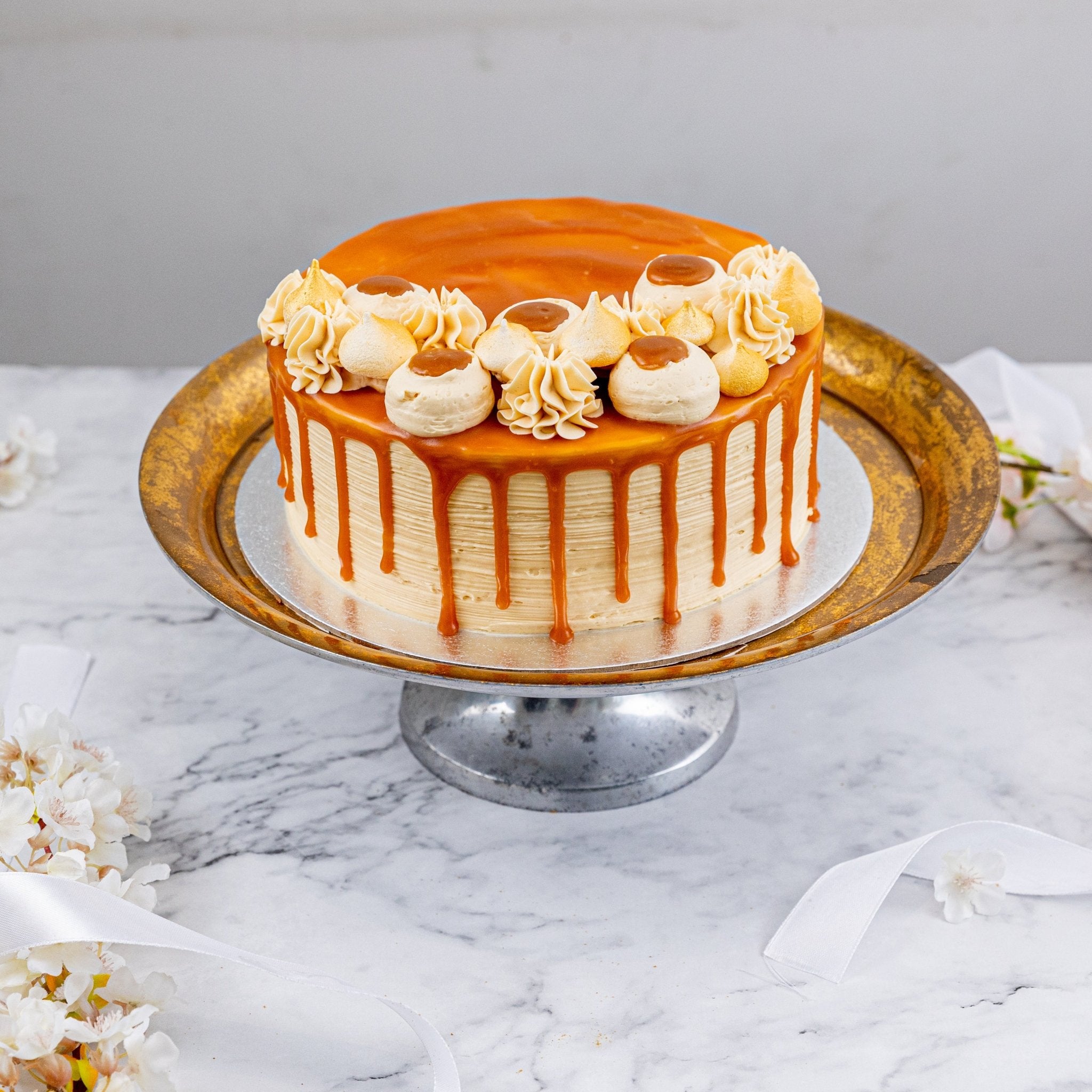 Personalised Spiced Salted Caramel Cake - Jack and Beyond
