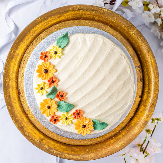 Personalised Vegan Carrot & Cinnamon Cake