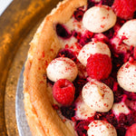 Personalised White Chocolate & Raspberry Cheesecake - Jack and Beyond