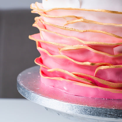 Pink and Gold Ombré Cake - Jack and Beyond