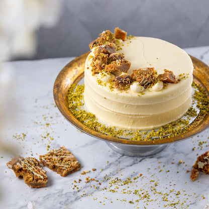 Pistachio Blondie Birthday Cake - Jack and Beyond