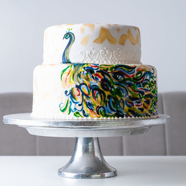 Pretty as a Peacock Cake - Jack and Beyond