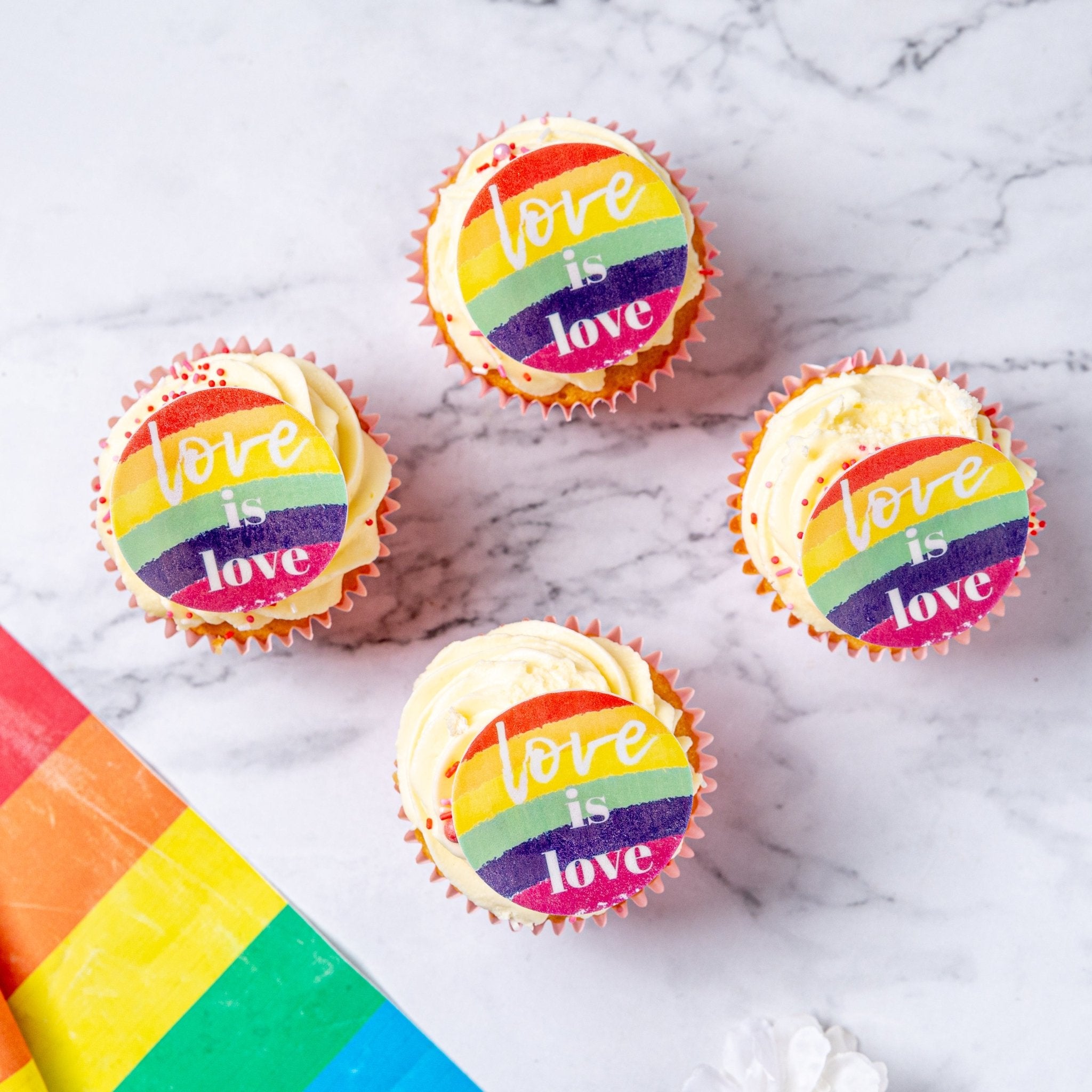 Pride Cupcakes - Love - Jack and Beyond