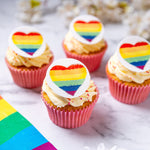 Pride Cupcakes - Rainbow Heart - Jack and Beyond
