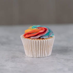 Rainbow Vanilla Cupcakes - Jack and Beyond