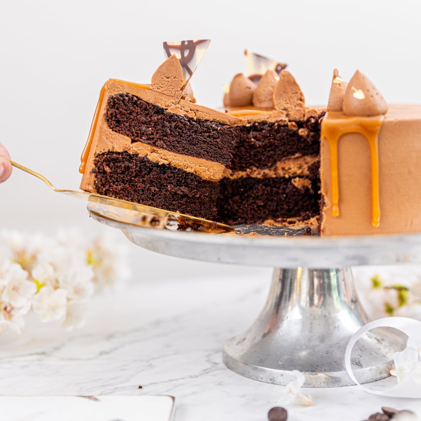 Salted Caramel & Chocolate Cake - Jack and Beyond