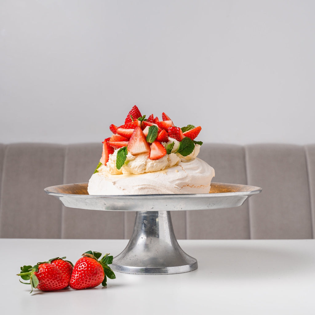 Strawberry & Cream Pavlova Cake - Jack and Beyond