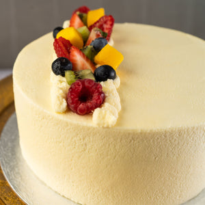 Tropical Fruits & Cream Layer Cake - Jack and Beyond