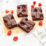 Vegan Chocolate Raspberry Brownie Box of 8 - Jack and Beyond