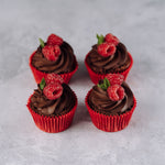 Vegan Chocolate & Raspberry Cupcakes - Jack and Beyond
